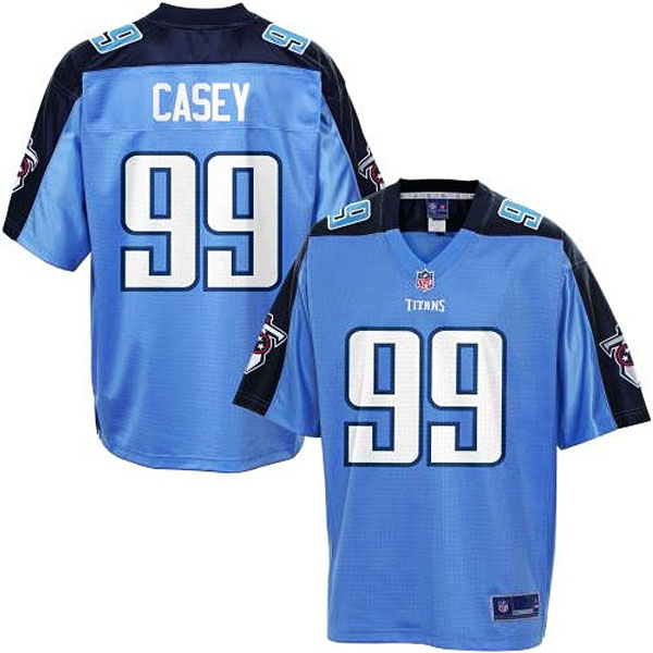 Pro Line Men's Tennessee Titans #99 Jurrell Casey Team Color Jersey