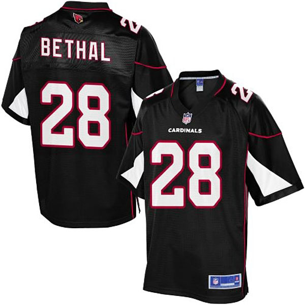 Pro Line Mens Arizona Cardinals #28 Justin Bethel Alternate Jersey