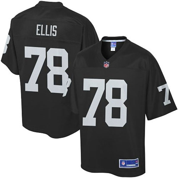 Pro Line Mens Oakland Raiders #78 Justin Ellis Team Color Jersey