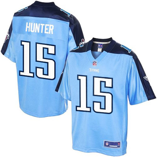 Pro Line Men's Tennessee Titans #15 Justin Hunter Team Color Jersey