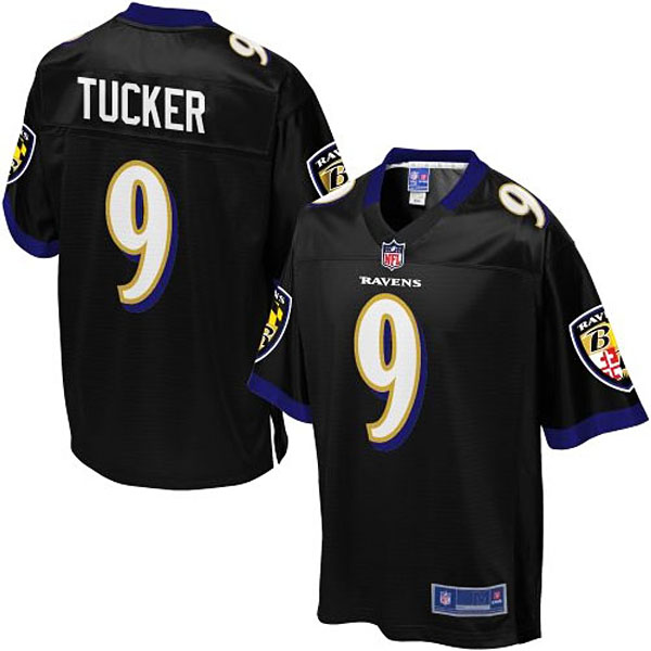 Pro Line Mens Baltimore Ravens #9 Justin Tucker Alternate Jersey