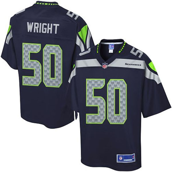 Pro Line Men's Seattle Seahawks #50 K.J. Wright Team Color Jersey