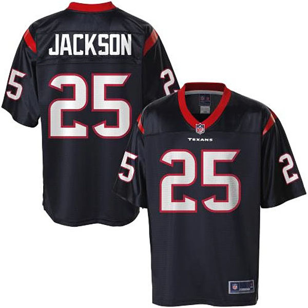 Pro Line Men's Houston Texans #25 Kareem Jackson Team Color Jersey