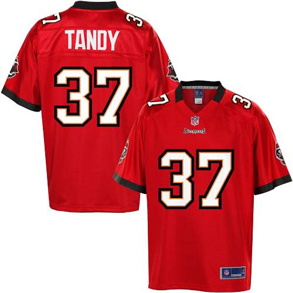 Pro Line Men's Tampa Bay Buccaneers #37 Keith Tandy Team Color Jersey