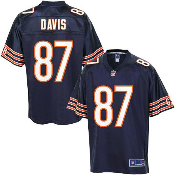 Pro Line Men's Chicago Bears #87 Kellen Davis Team Color Jersey