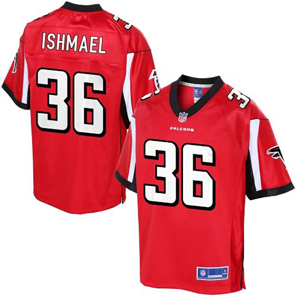 Pro Line Men's Atlanta Falcons #36 Kemal Ishmael Team Color Jersey