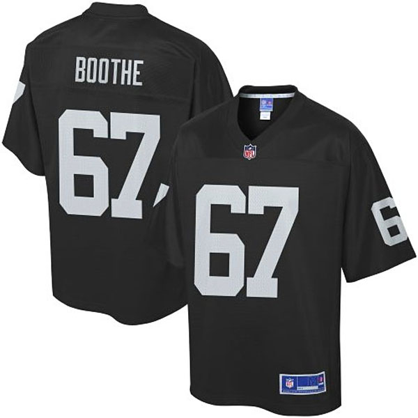 Pro Line Mens Oakland Raiders #67 Kevin Boothe Team Color Jersey