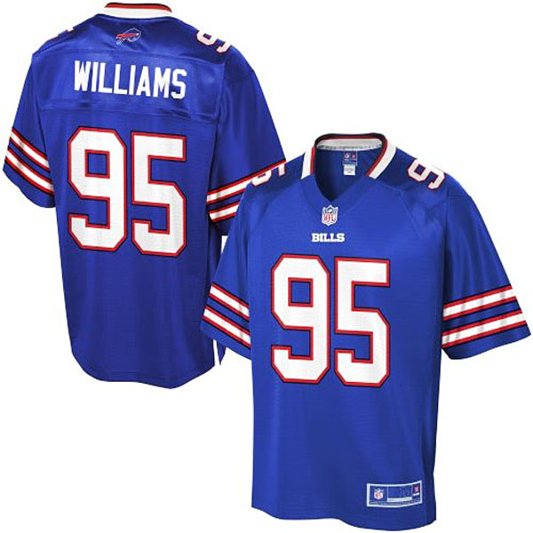 Pro Line Men's Buffalo Bills #95 Kyle Williams Team Color Jersey