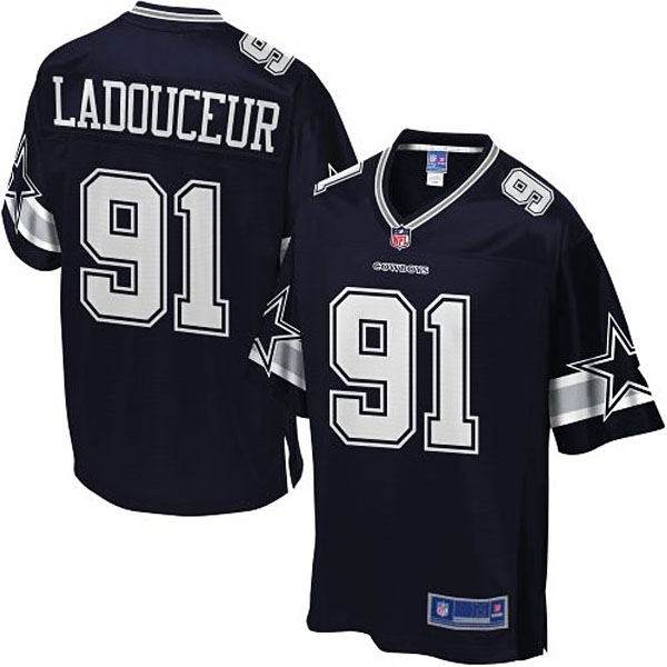 Pro Line Men's Dallas Cowboys #91 L.P. Ladouceur Team Color Jersey