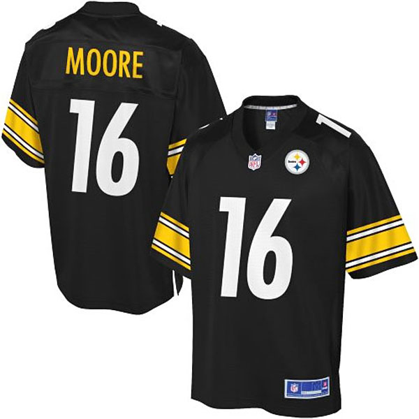 Pro Line Mens Pittsburgh Steelers #16 Lance Moore Team Color Jersey