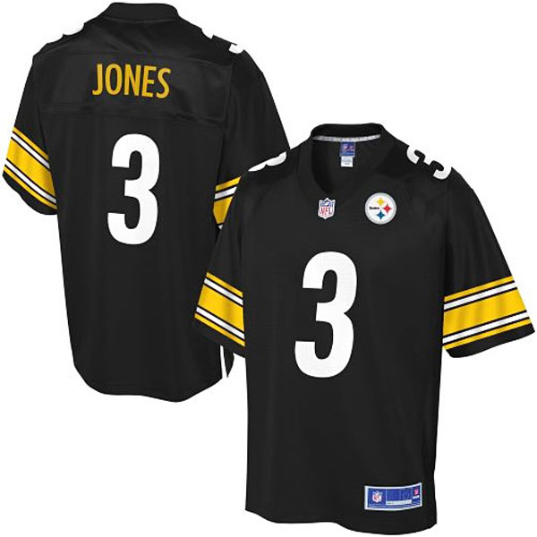 Pro Line Men's Pittsburgh Steelers #3 Landry Jones Team Color Jersey