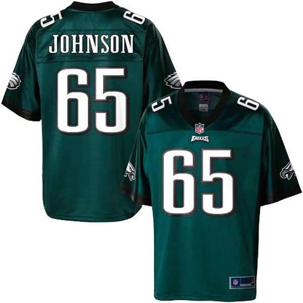 Pro Line Men's Philadelphia Eagles #65 Lane Johnson Team Color Jersey