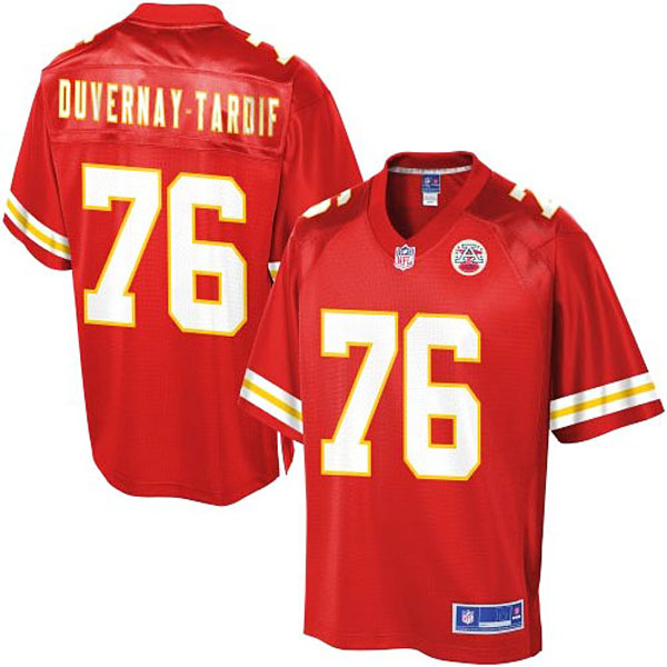 Pro Line Mens Kansas City Chiefs #76 Laurent Duvernay-Tardif Team Color Jersey