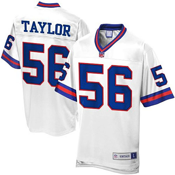 Men's Pro Line New York Giants #56 Lawrence Taylor Retired Player Jersey