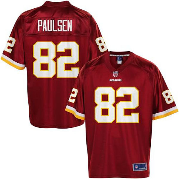 Pro Line Men's Washington Redskins #82 Logan Paulsen Team Color Jersey