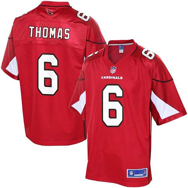 Pro Line Mens Arizona Cardinals #6 Logan Thomas Team Color Jersey