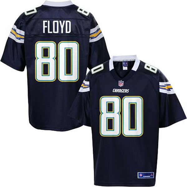 Pro Line Men's San Diego Chargers #80 Malcom Floyd Team Color Jersey