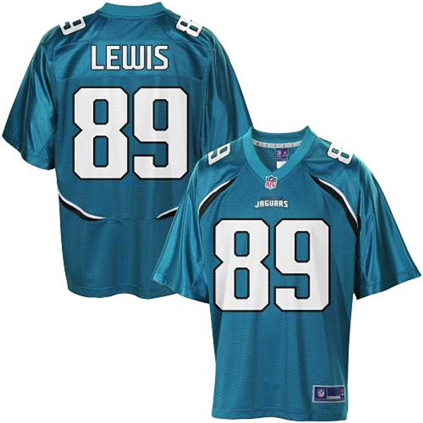 Pro Line Men's Jacksonville Jaguars #89 Marcedes Lewis Team Color Jersey