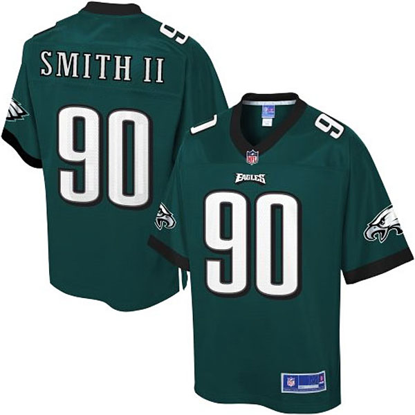 Pro Line Men's Philadelphia Eagles #90 Marcus Smith Team Color Jersey