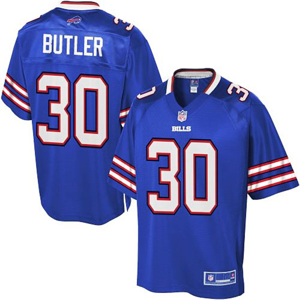 Pro Line Mens Buffalo Bills #30 Mario Butler Team Color Jersey