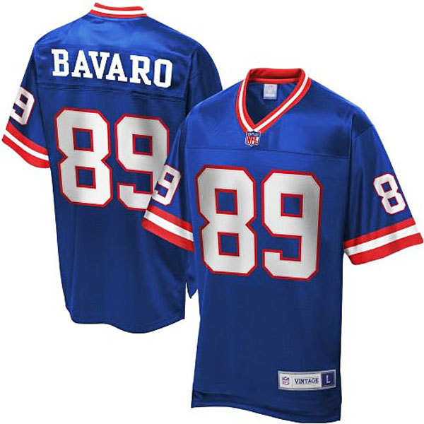 Men's Pro Line New York Giants #89 Mark Bavaro Retired Player Jersey