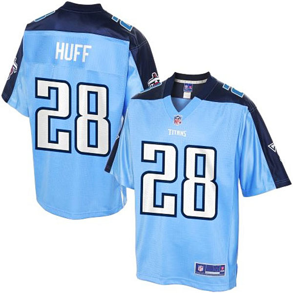 Pro Line Mens Tennessee Titans #28 Marqueston Huff Team Color Jersey