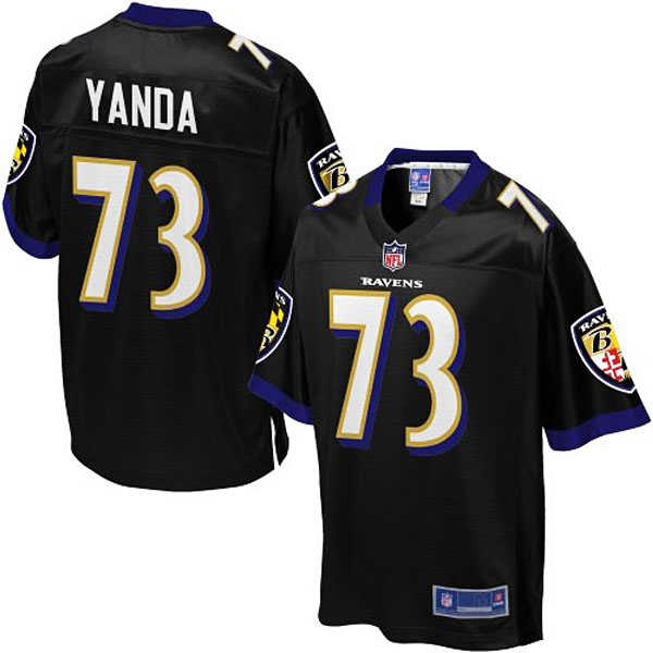 Pro Line Mens Baltimore Ravens #73 Marshal Yanda Alternate Jersey