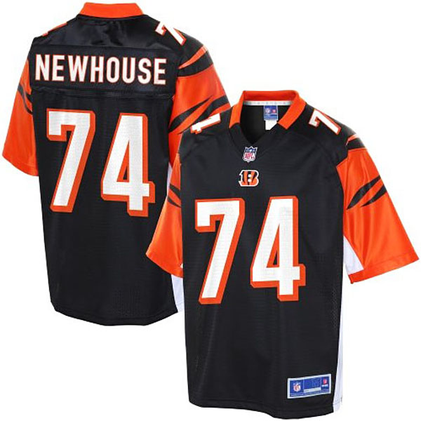 Pro Line Mens Cincinnati Bengals #74 Marshall Newhouse Team Color Jersey