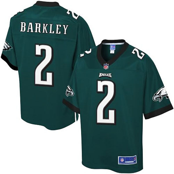 Pro Line Men's Philadelphia Eagles #2 Matt Barkley Team Color Jersey