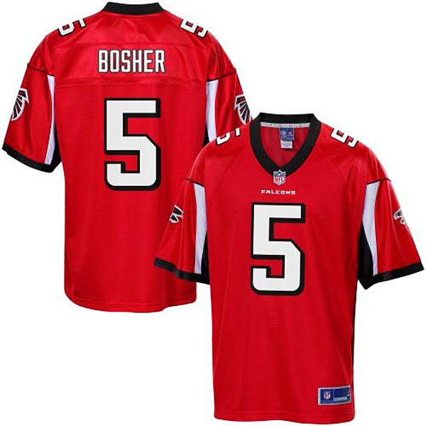 Pro Line Men's Atlanta Falcons #5 Matt Bosher Team Color Jersey