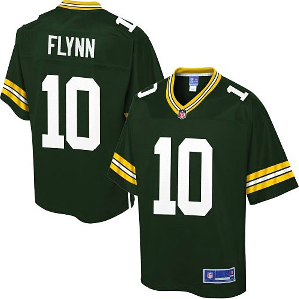 Pro Line Men's Green Bay Packers #10 Matt Flynn Team Color Jersey