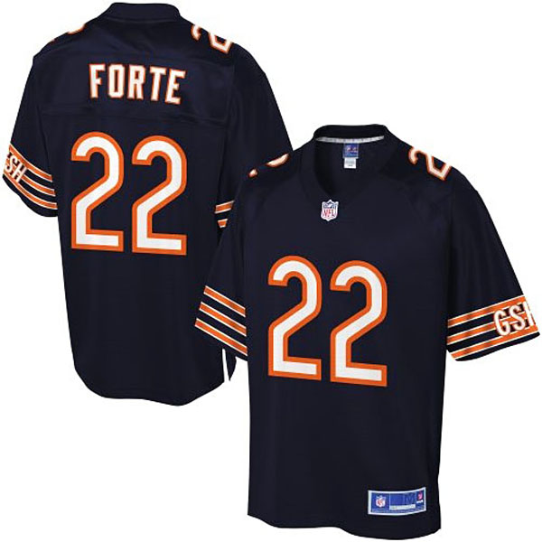 Pro Line Men's Chicago Bears #22 Matt Forte Team Color Jersey