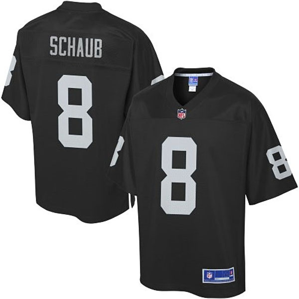 Pro Line Men's Oakland Raiders #8 Matt Schaub Team Color Jersey