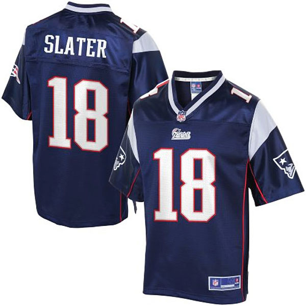 Pro Line Men's New England Patriots #18 Matthew Slater Team Color Jersey