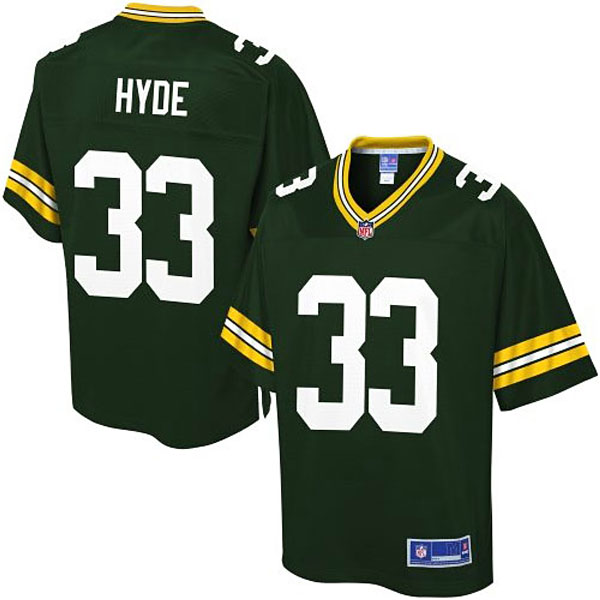 Pro Line Men's Green Bay Packers #33 Micah Hyde Team Color Jersey