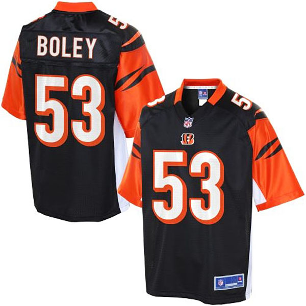 Pro Line Men's Cincinnati Bengals #53 Michael Boley Team Color Jersey