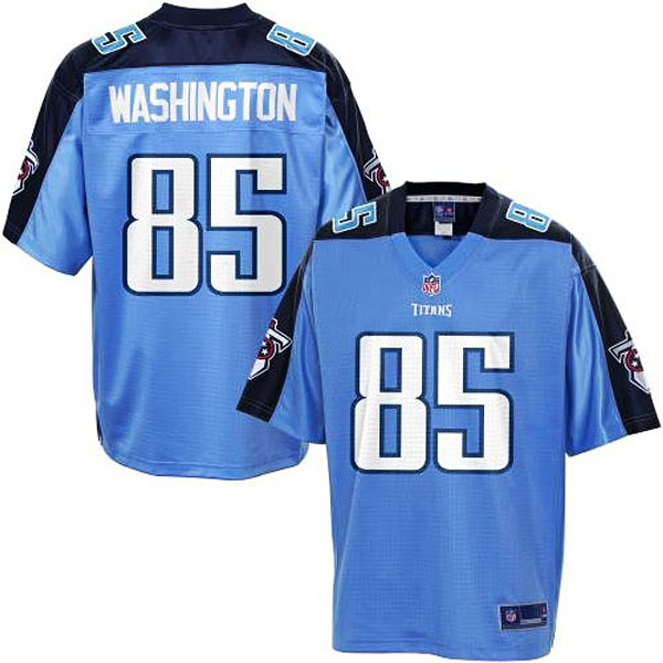 Pro Line Men's Tennessee Titans #85 Nate Washington Team Color Jersey