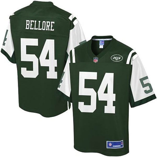 Pro Line Men's New York Jets #54 Nick Bellore Team Color Jersey