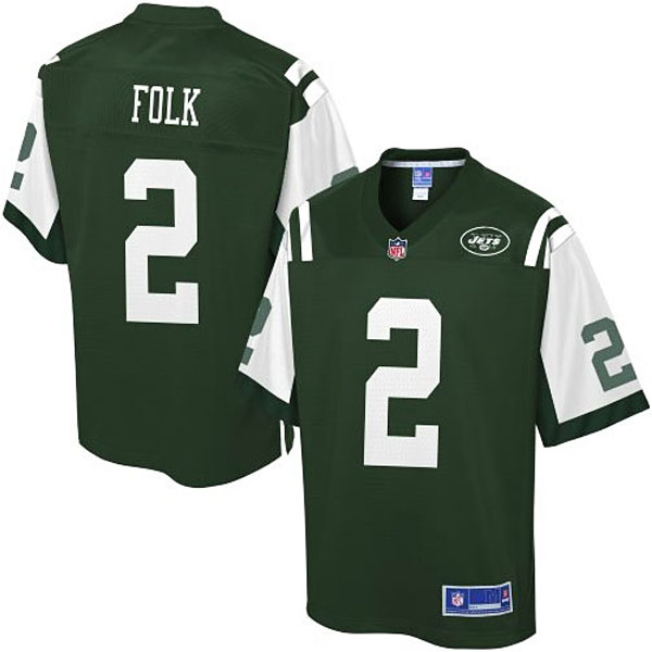 Pro Line Men's New York Jets #2 Nick Folk Team Color Jersey