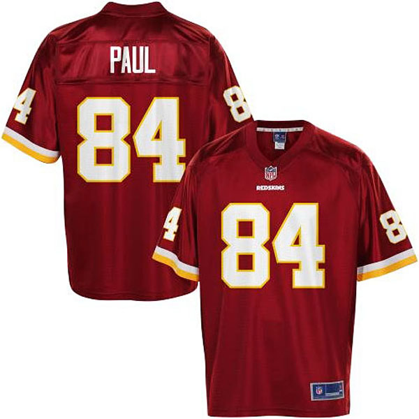 Pro Line Men's Washington Redskins #84 Niles Paul Team Color Jersey