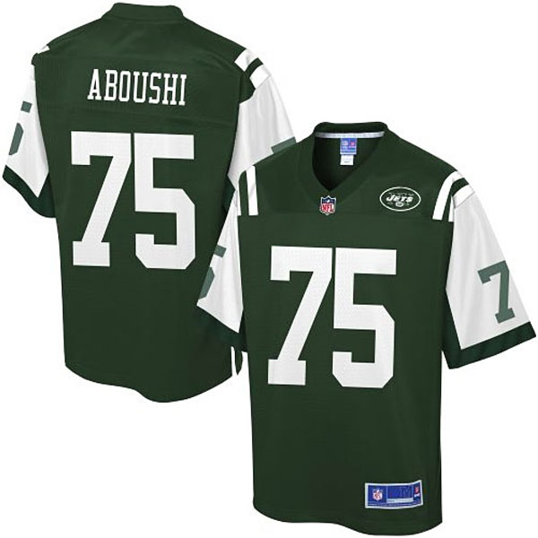 Pro Line Men's New York Jets #75 Oday Aboushi Team Color Jersey