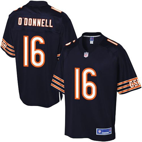 Pro Line Mens Chicago Bears #16 Pat O''Donnell Team Color Jersey