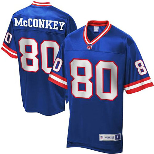 Men's Pro Line New York Giants #80 Phil McConkey Retired Player Jersey