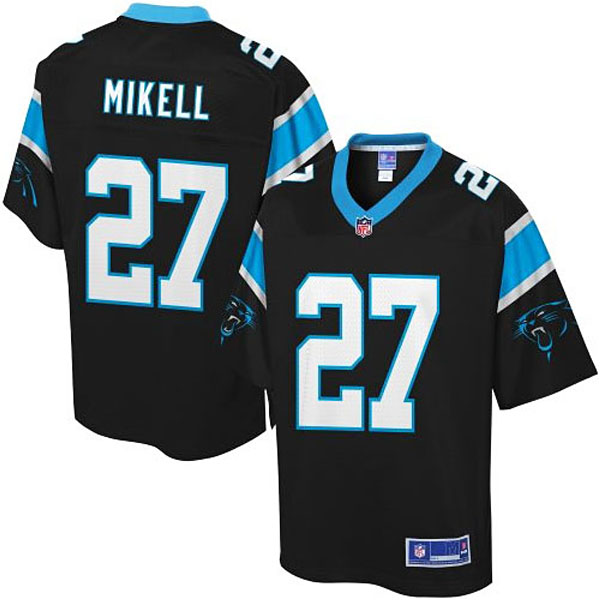 Pro Line Men's Carolina Panthers #27 Quintin Mikell Team Color Jersey