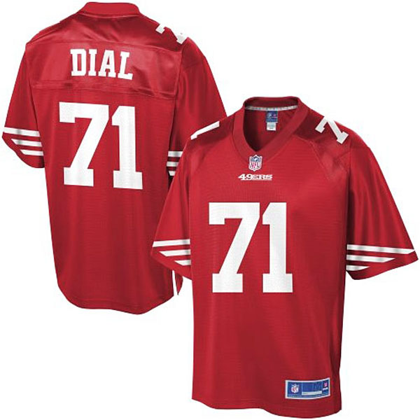 Pro Line Men's San Francisco 49ers #71 Quinton Dial Team Color Jersey