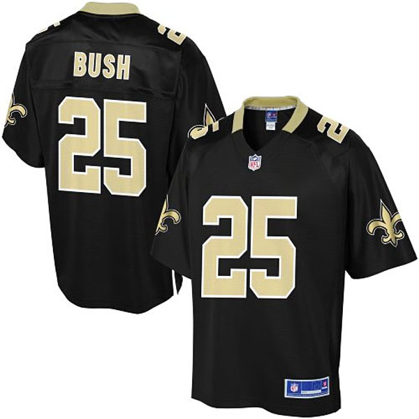 Pro Line Men's New Orleans Saints #25 Rafael Bush Team Color NFL Jersey