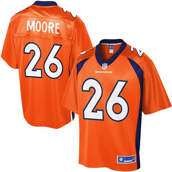 Pro Line Men's Denver Broncos #26 Rahim Moore Team Color Jersey