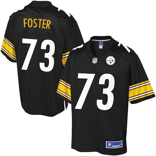 Pro Line Men's Pittsburgh Steelers #73 Ramon Foster Team Color Jersey