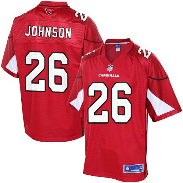 Pro Line Mens Arizona Cardinals #26 Rashad Johnson Team Color Jersey