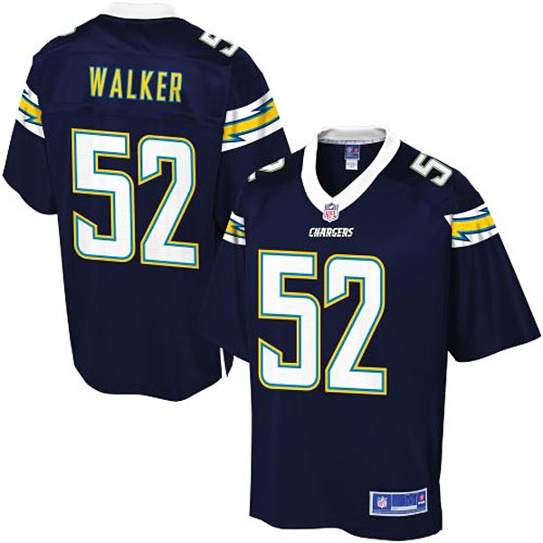 Pro Line Men's San Diego Chargers #52 Reggie Walker Team Color Jersey